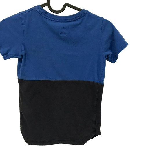 Nike Air Jordan Kids Size 5-6 Years Short Sleeve Pullover Crew Neck Tee Blue - Picture 2 of 7